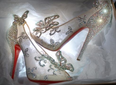 Louboutin Cindarella slipper