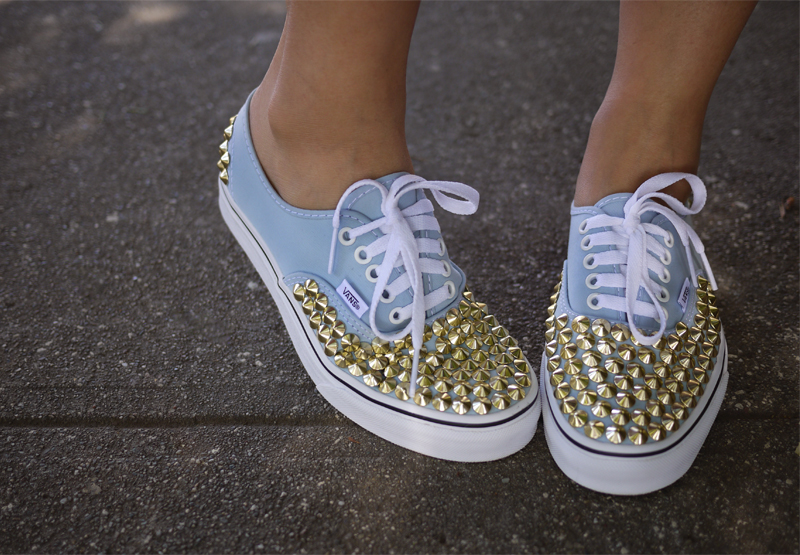 Studded sneakers