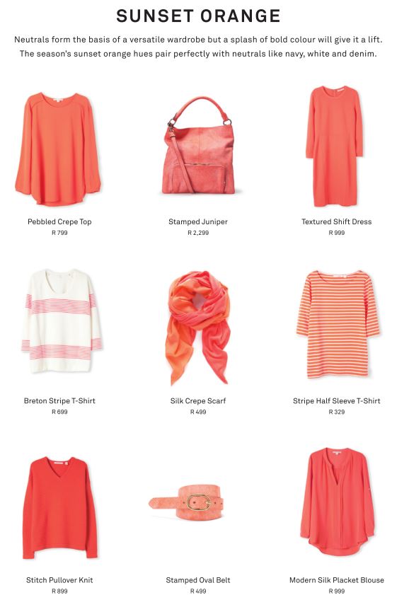 Trenery - Sunset Orange