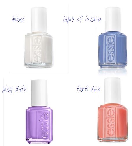 essie floral manicure