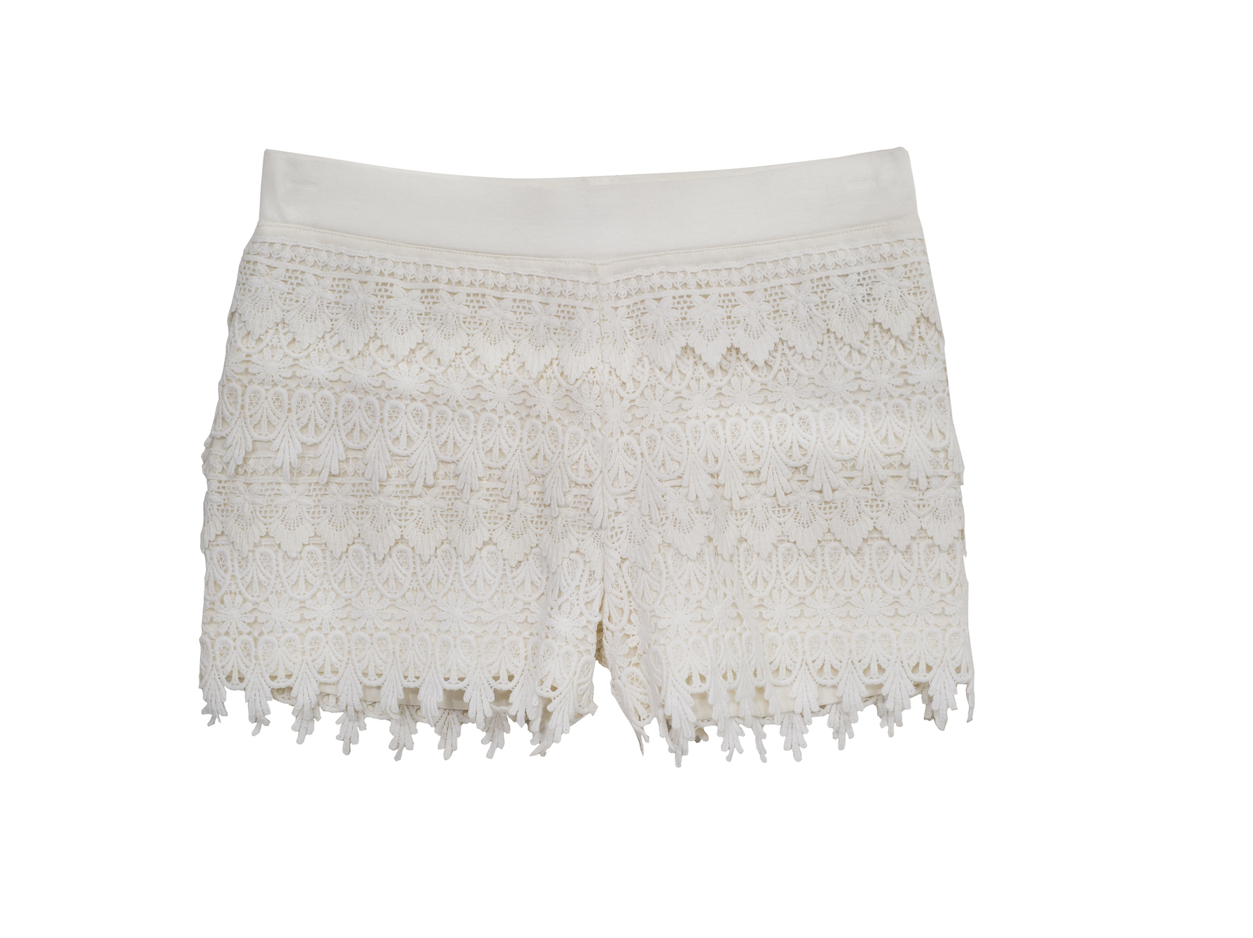 Express, knit crochet shorts, R699, available at Edgars