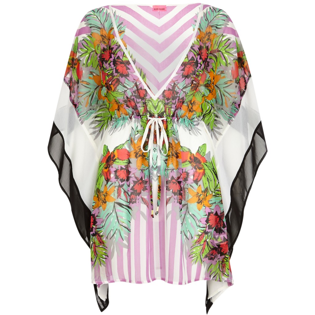 River Island_R549_floral contrast kaftan_655776