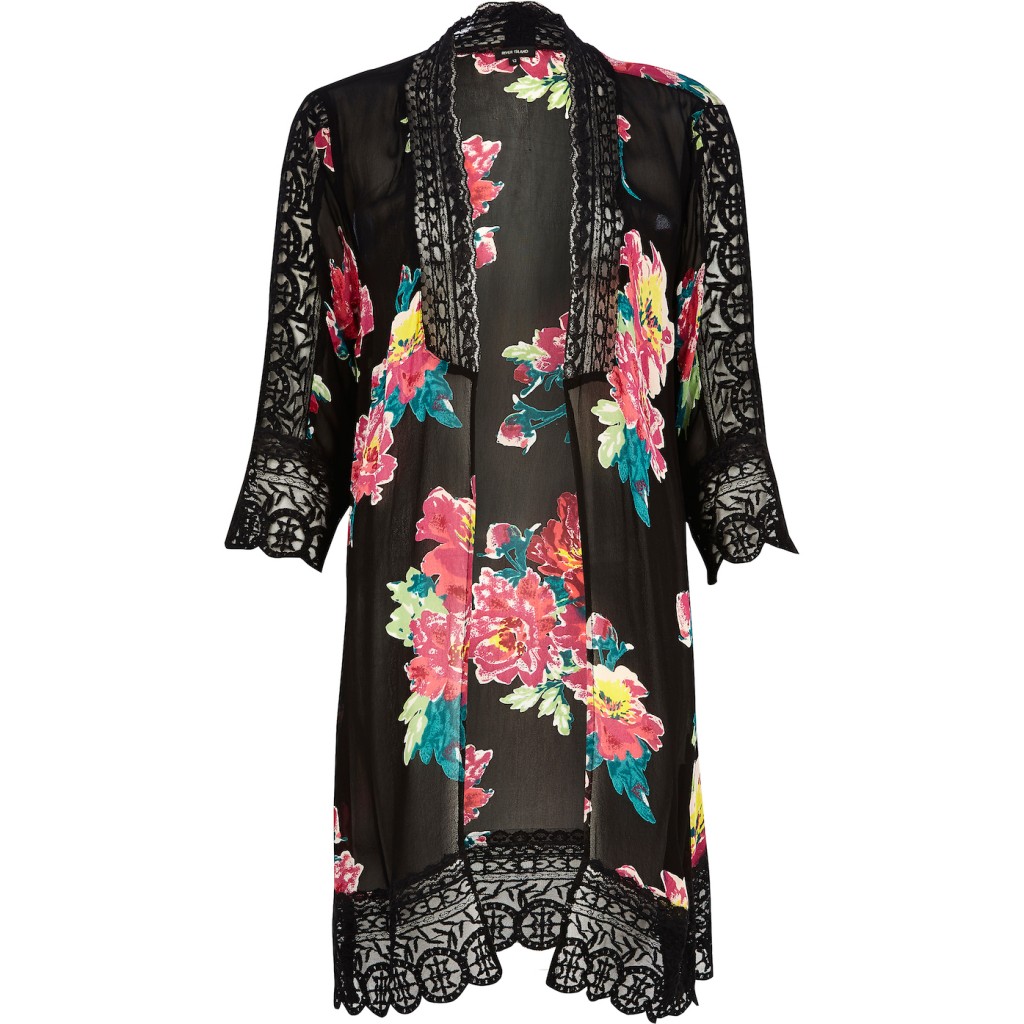 River Island_R829_black floral Victorian kimono_653281